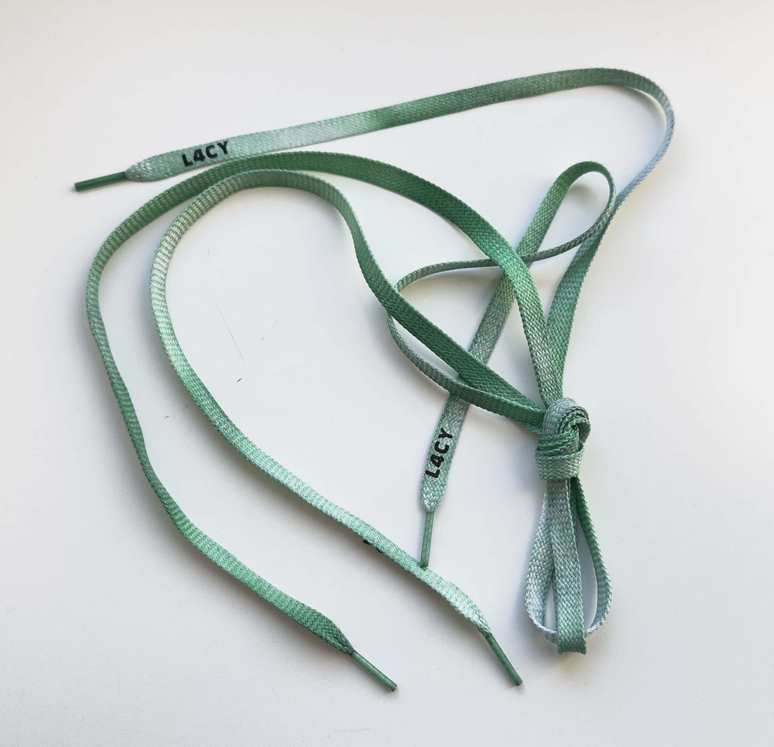 Grüne Schnürsenkel